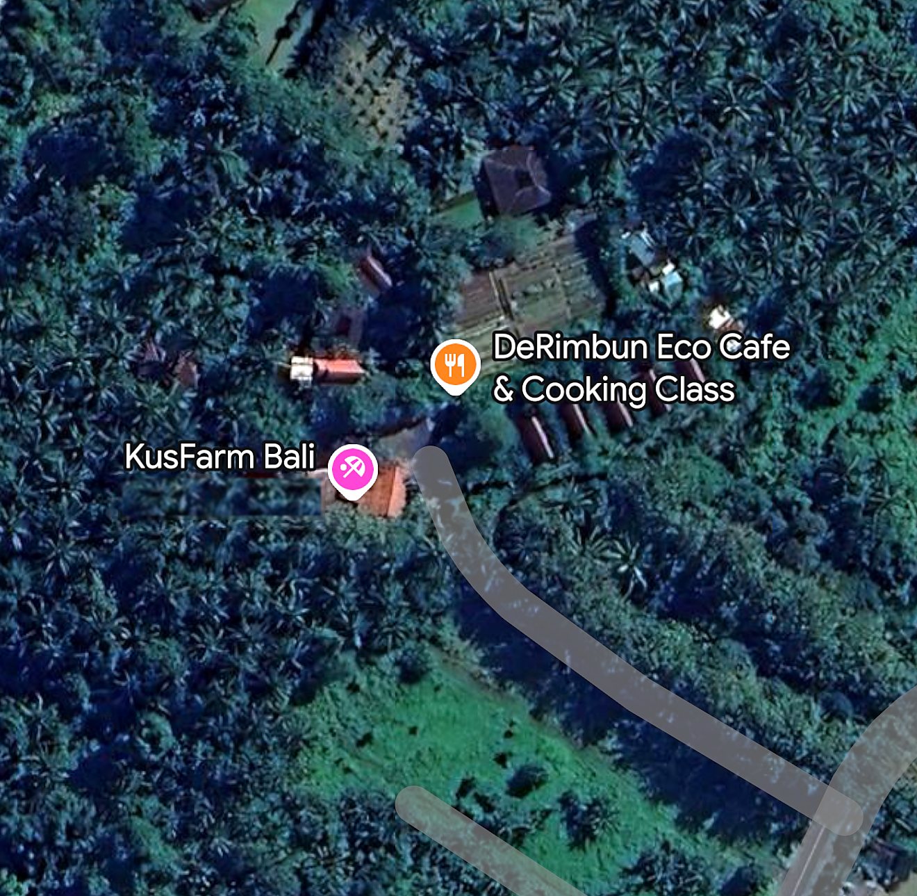 Tanah 1.100 m² di depan Kusfarm Bali